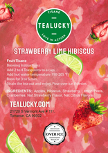 Load image into Gallery viewer, Strawberry Lime Hibiscus Tisane